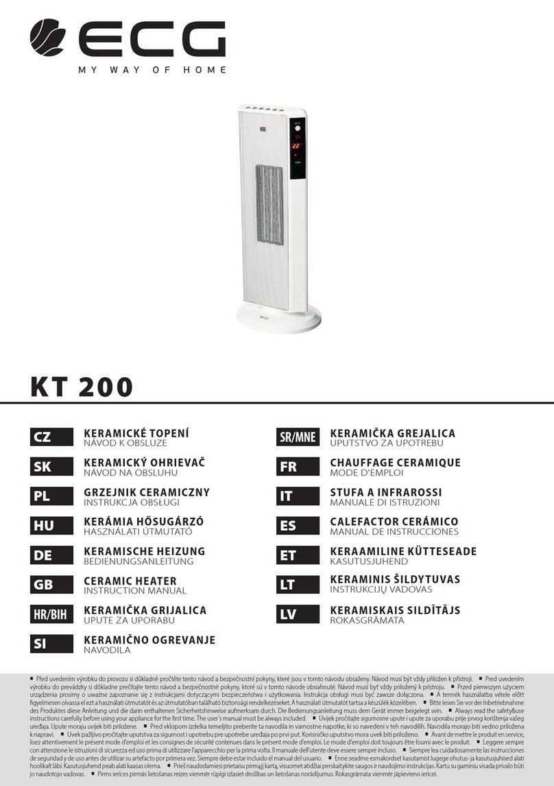 ECG KT 200 User manual