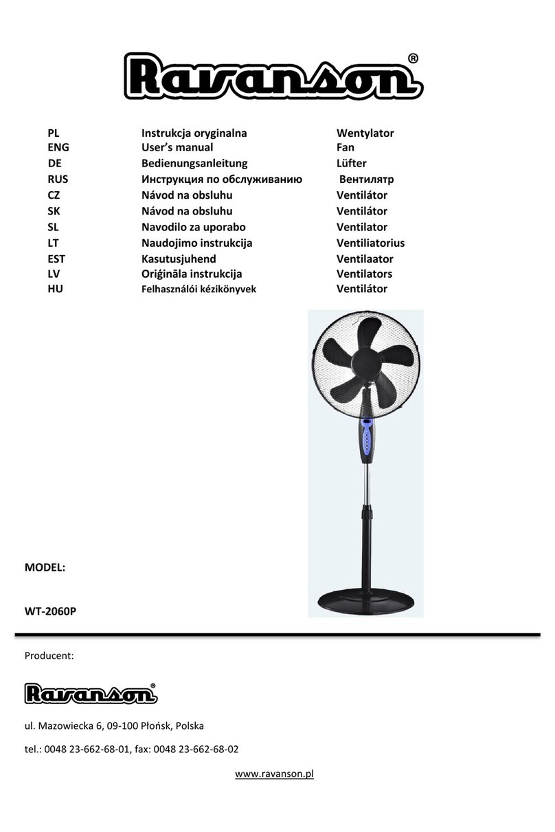 Ravanson WT-2060P user manual