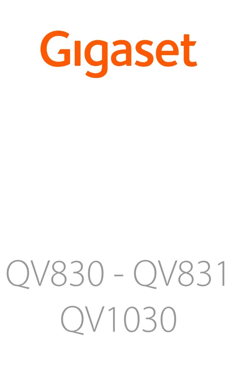 Gigaset QV831 manual