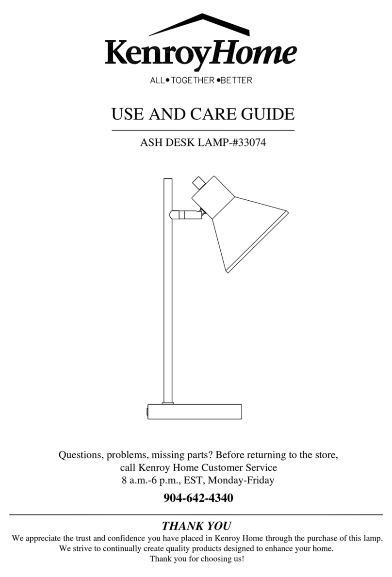 Kenroy Home ASH User manual
