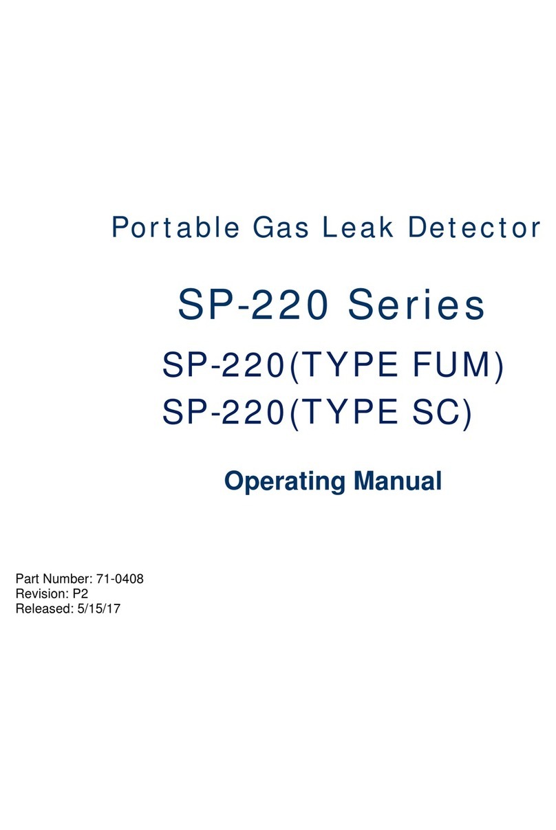 Riken Keiki SP-220 FUM operating manual