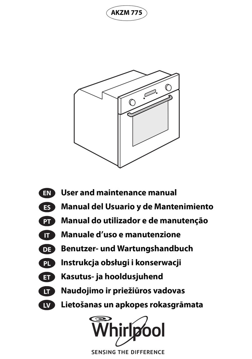 Whirlpool AKZM 775 User and maintenance manual