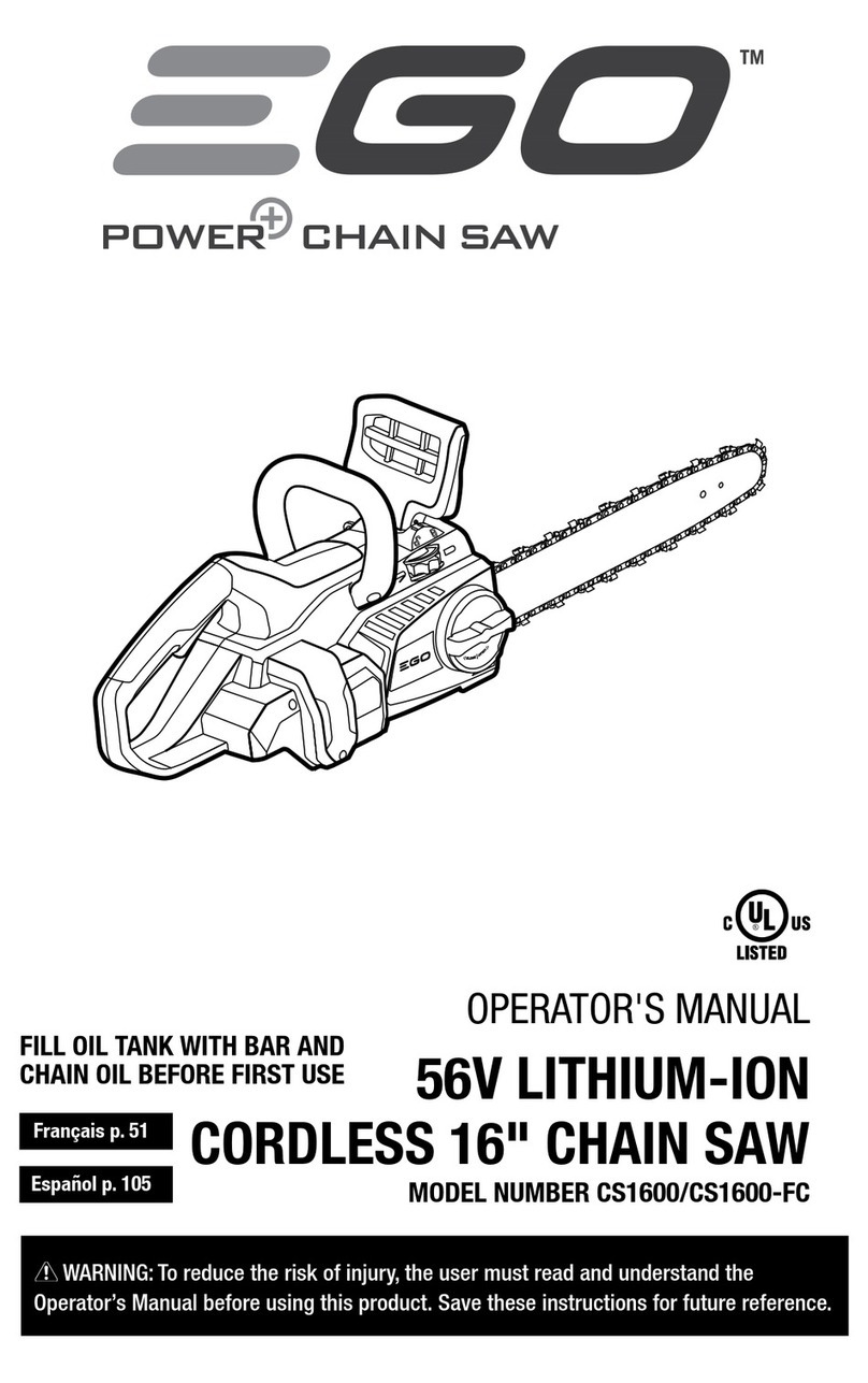 EGO CS1600-FC User manual