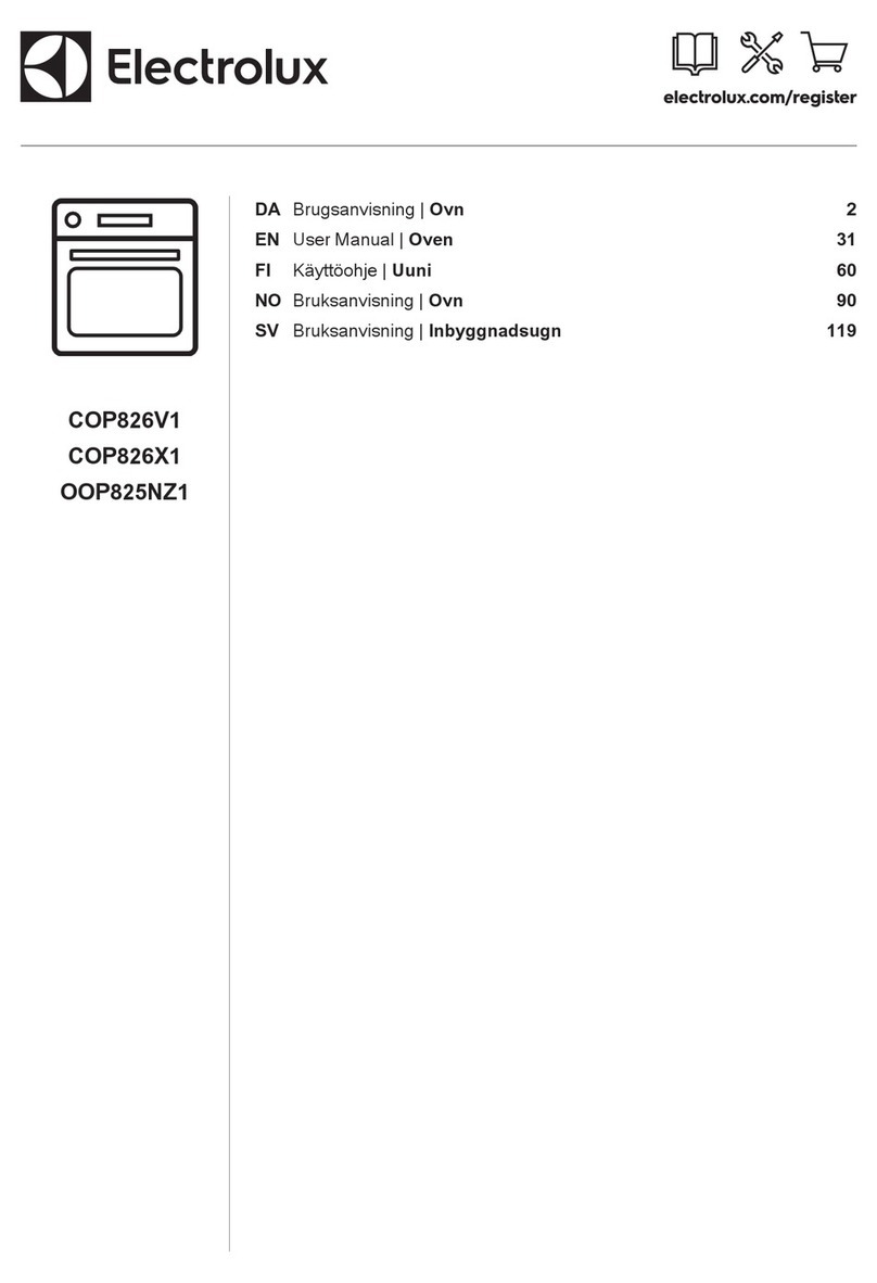 Electrolux COP826X1 User manual