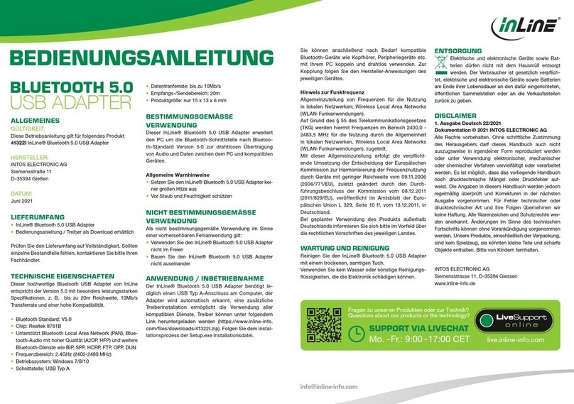 Inline 41322I User manual