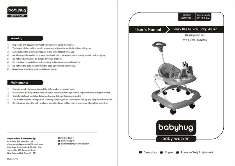 Babyhug BGBW008 user manual