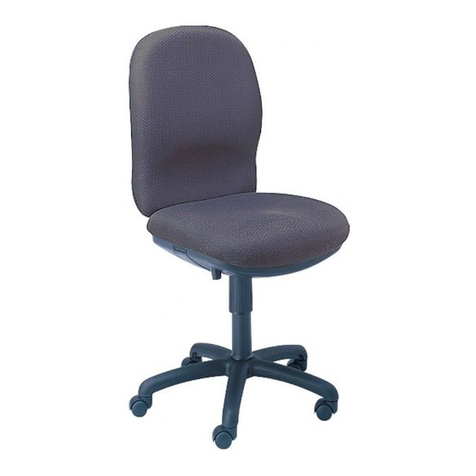Safco Ambition Push Button Seating 3460 User manual