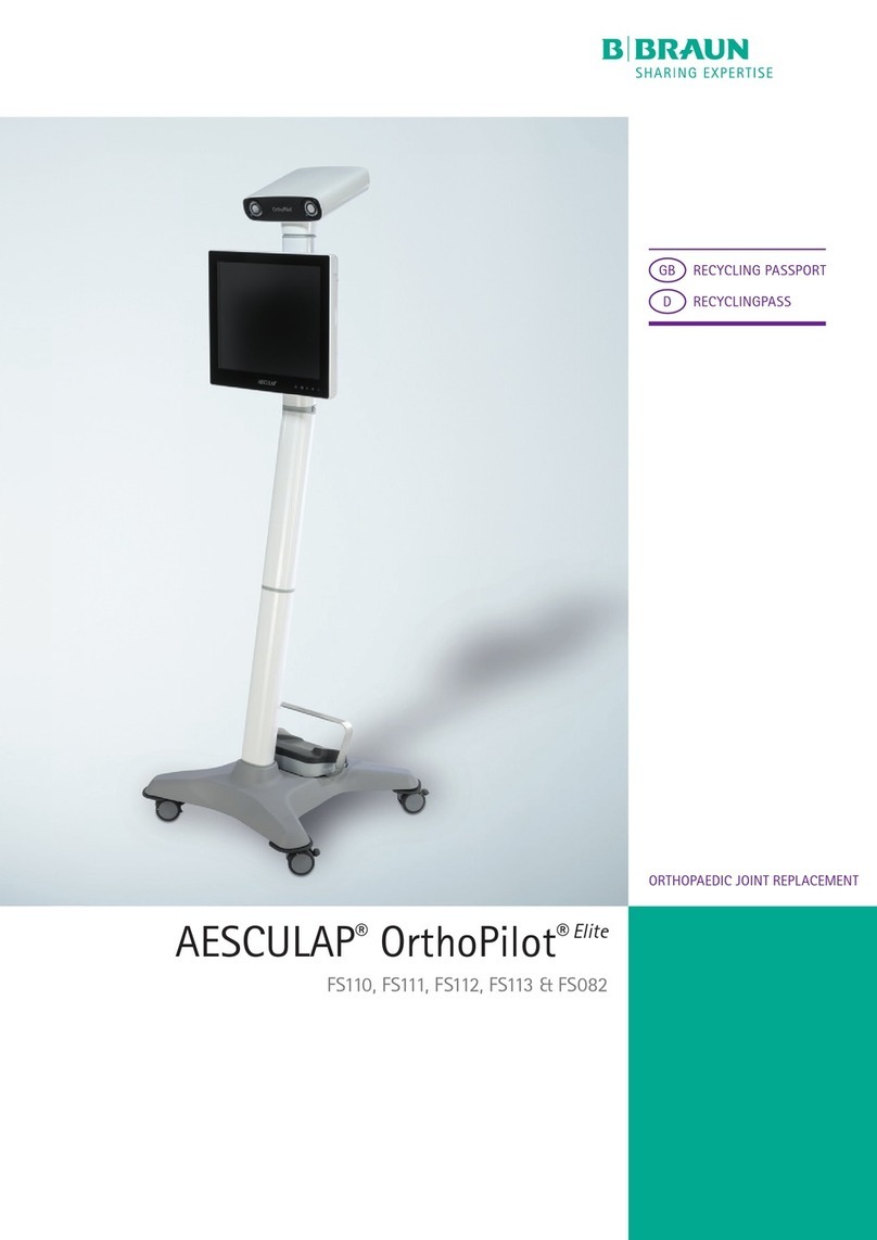 B. Braun AESCULAP OrthoPilot Elite User manual