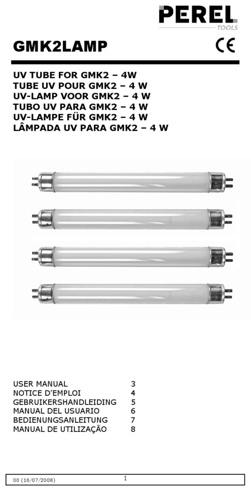 Perel GMK2LAMP User manual Perel GMK2LAMP User manual