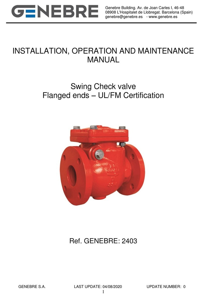 Genebre 2403 User manual