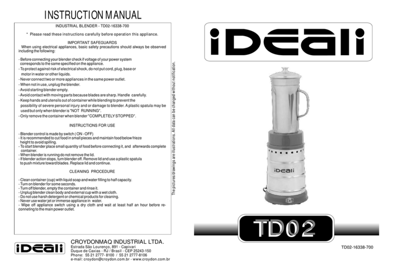 IDEALI TD02 User manual