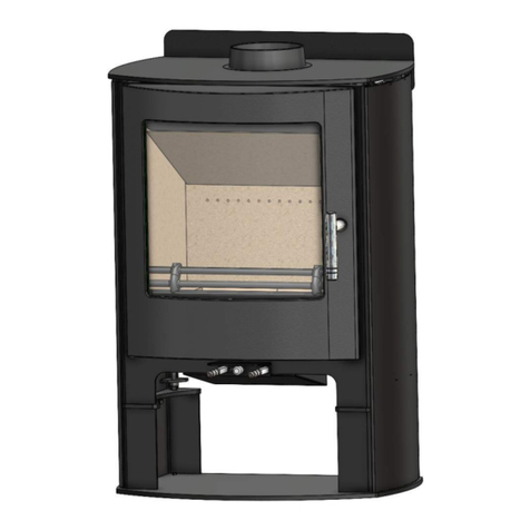 Mendip Stoves Churchill 5 SE MK4 Dual Control Operation and installation manual