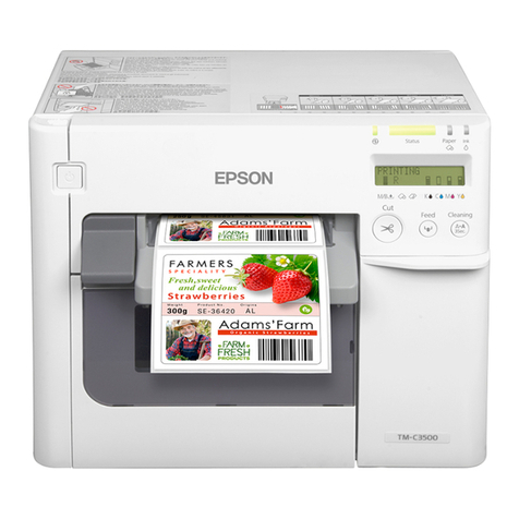 Epson TM-C3500 Series User manual