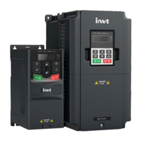 INVT Goodrive170-PV Series User manual
