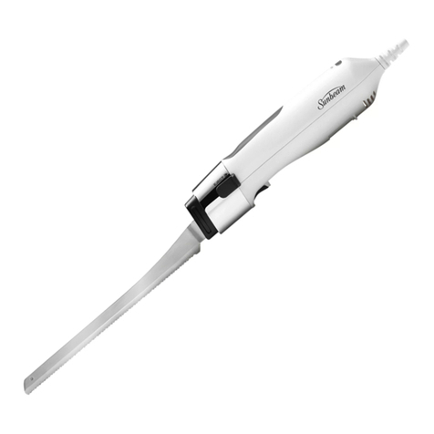 Sunbeam Carveasy Master Series user guide Sunbeam Carveasy Master Series user guide