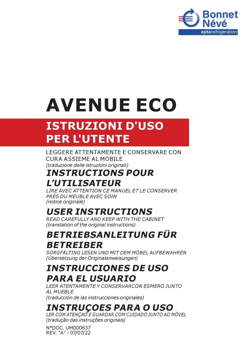 Bonnet Neve AVENUE ECO User instructions