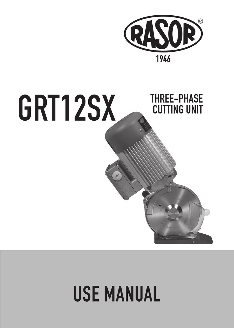 RASOR GRT12SX User manual RASOR GRT12SX User manual