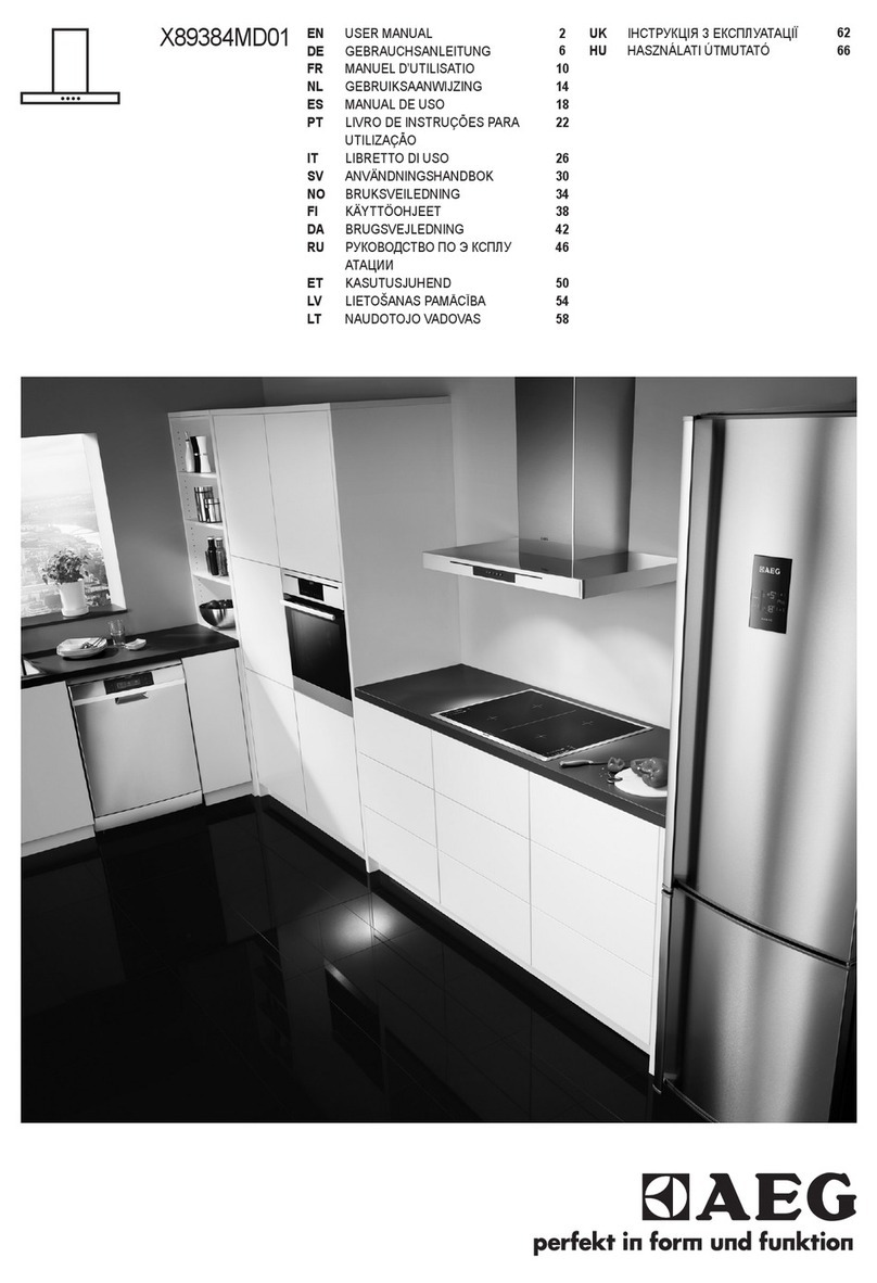 AEG X89384MD01 User manual