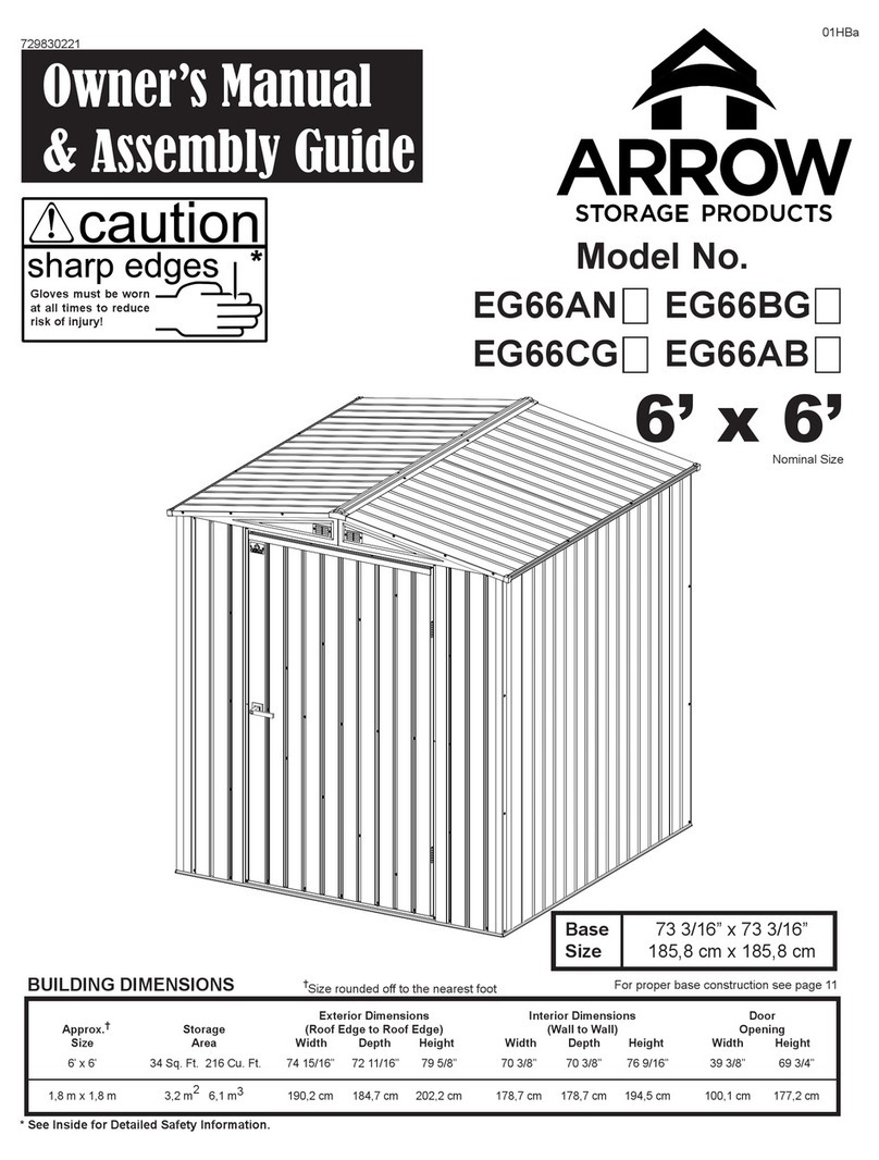 Arrow Storage Products EG66AN Instructions for use