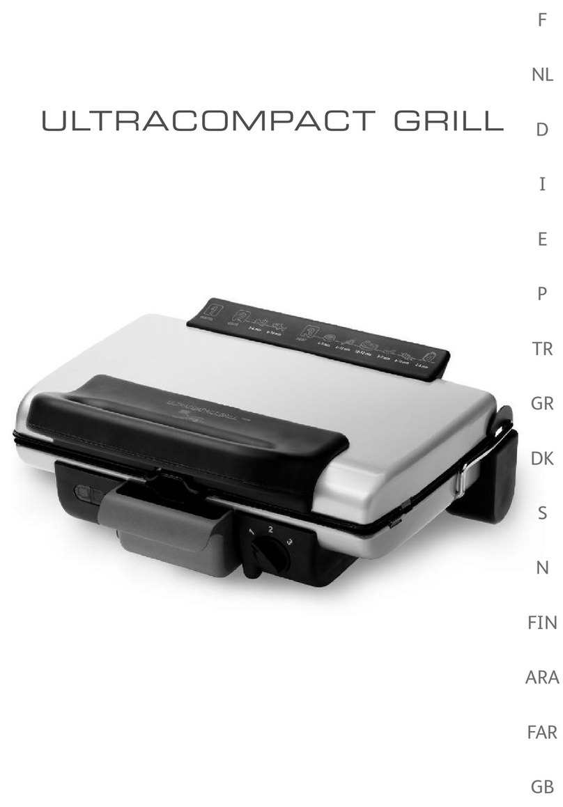 TEFAL ULTRACOMPACT 600 GC300335 User manual