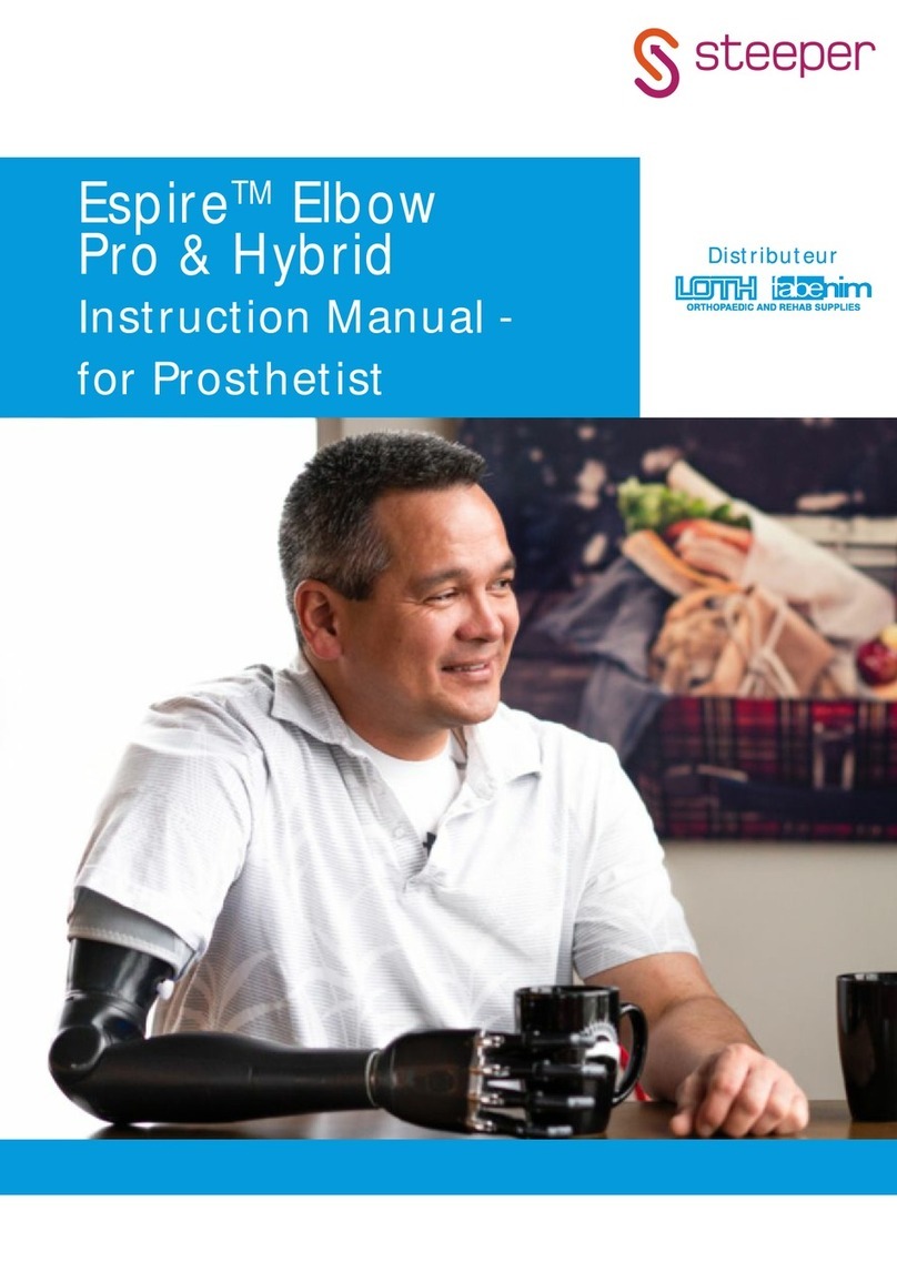 Steeper Espire Elbow Pro & Hybrid User manual