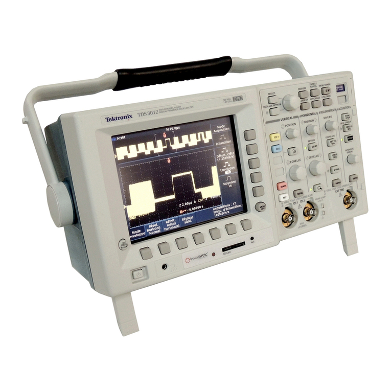 Tektronix TDS3000B Series User manual