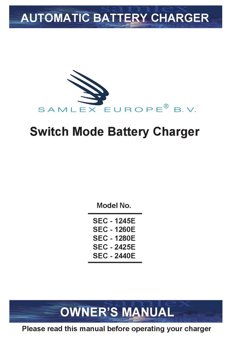 Samplex Europe SEC-1260E owner's manual