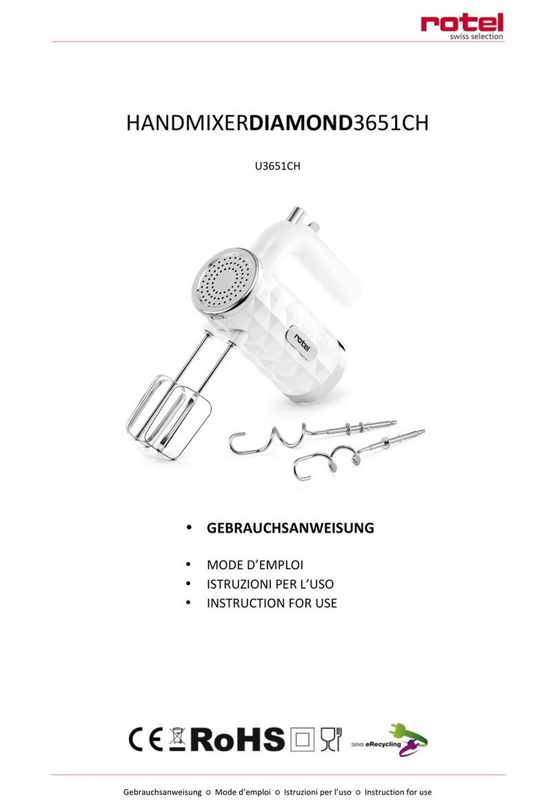 Rotel DIAMOND 3651CH Instructions for use