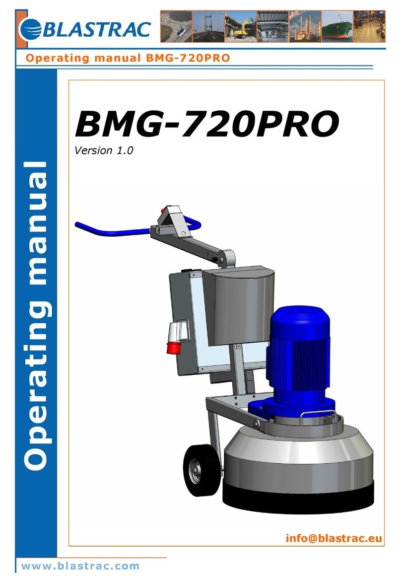 Blastrac BMG-720PRO operating manual