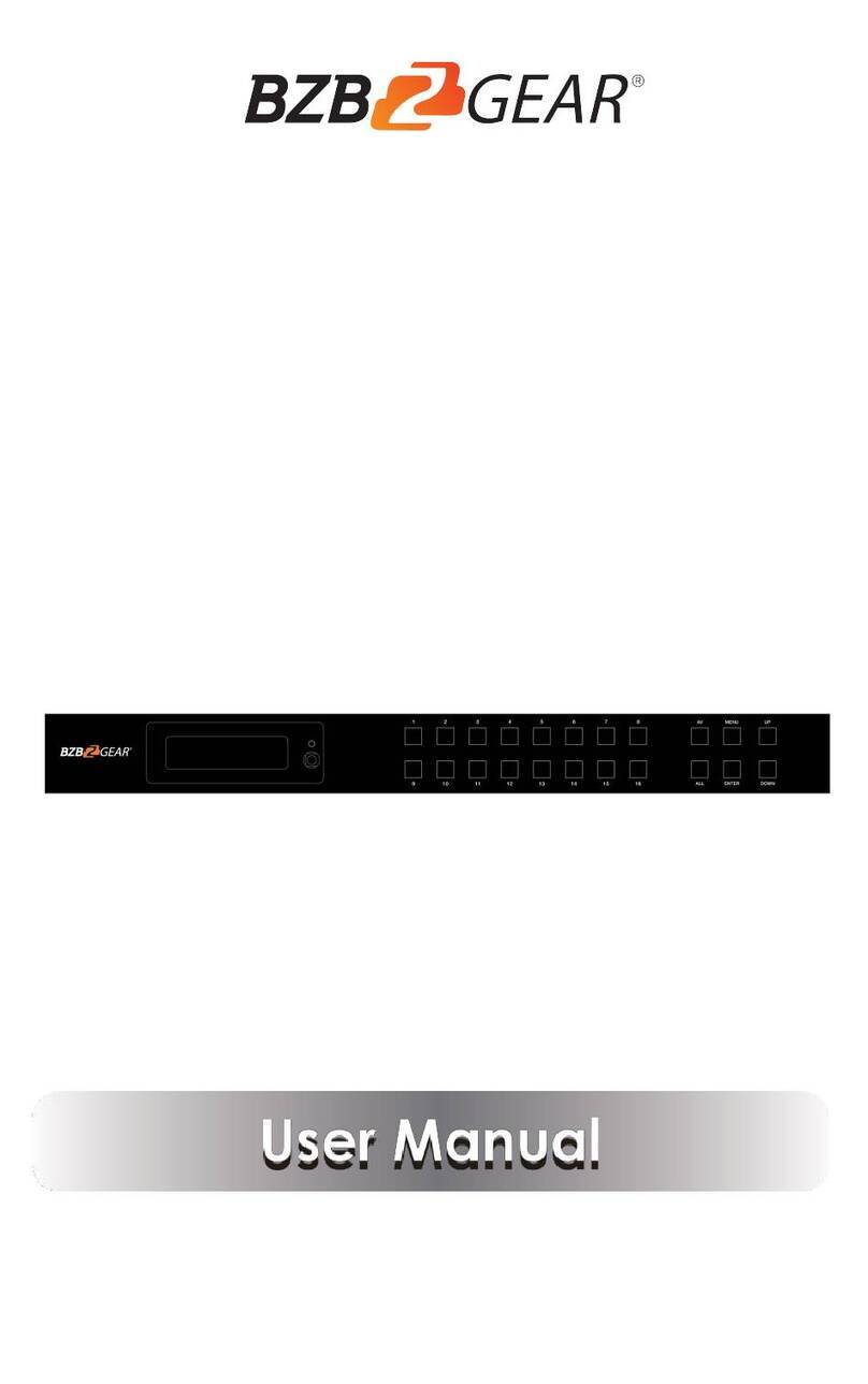 BZB Gear BG-UHD-1616M User manual