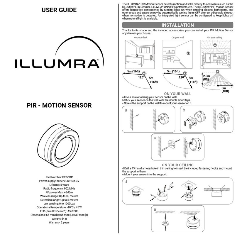 Illumra E9T-OBP User manual