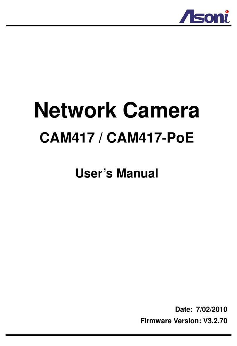 Asoni CAM417-PoE User manual