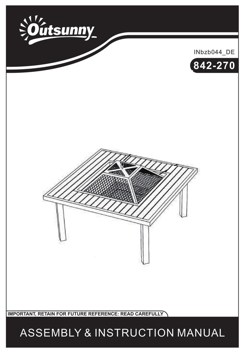Outsunny 842-270 User manual