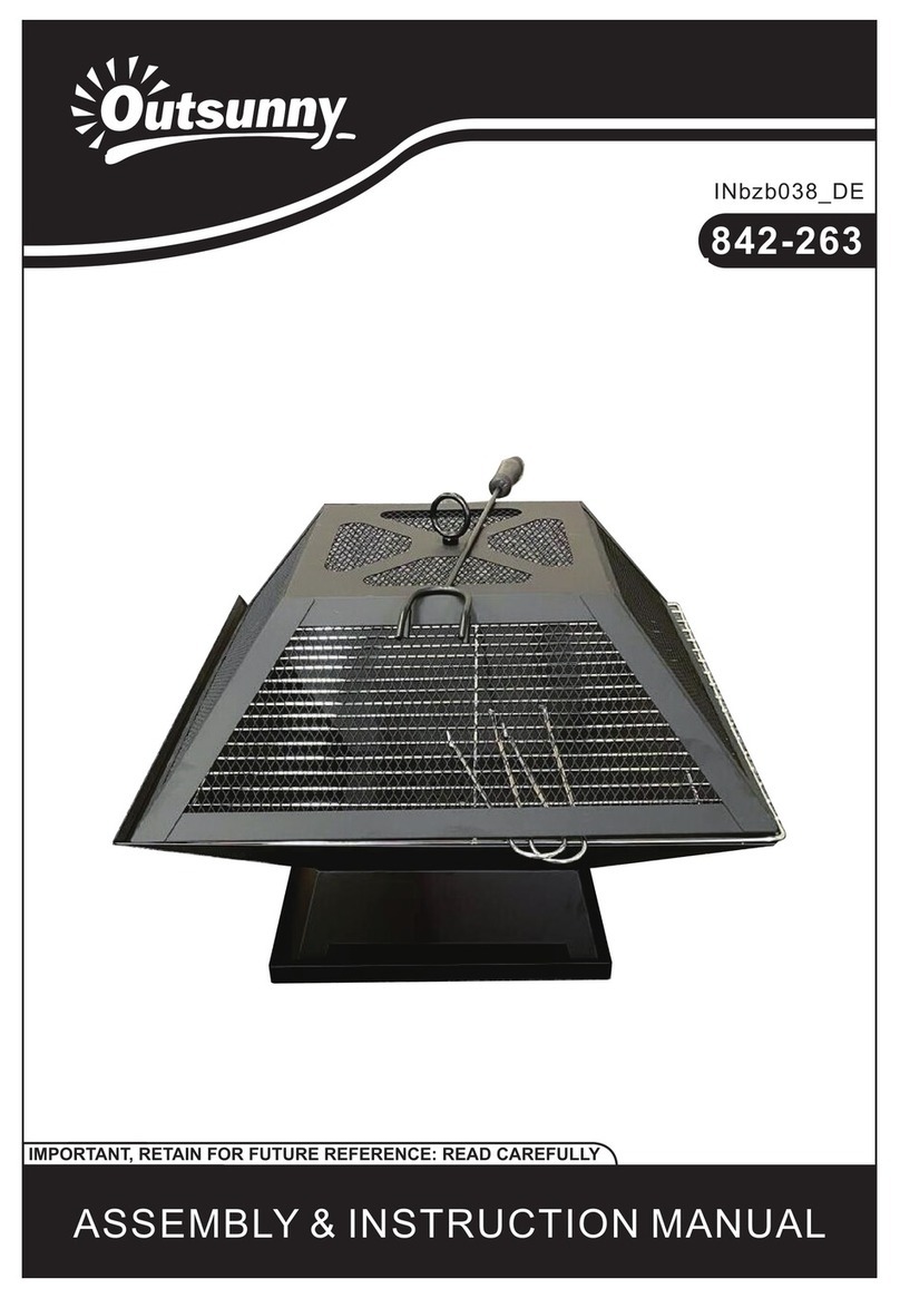 Outsunny 842-263 Assembly & instruction manual