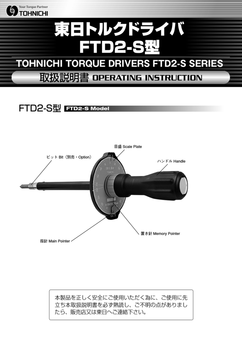 Tohnichi FTD2-S Series User manual