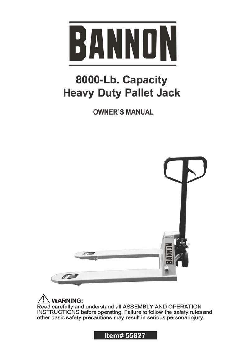 Bannon 55827 User manual