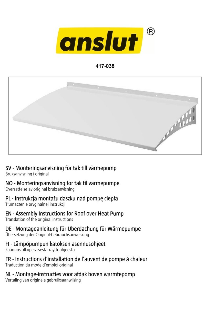Anslut 417-038 Assembly instructions