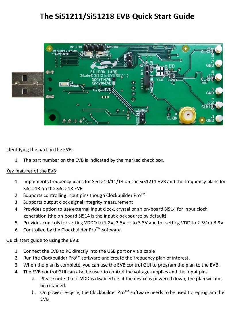 Mouser Electronics Si51211 quick start guide Mouser Electronics Si51211 quick start guide