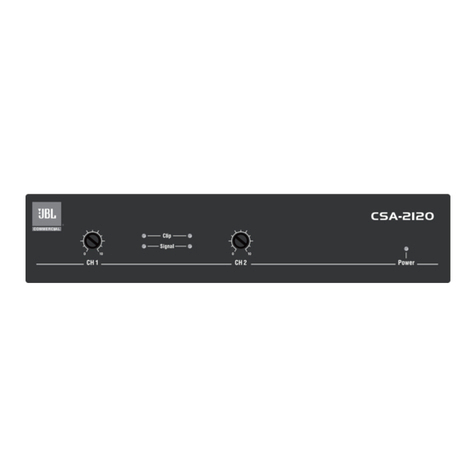 Harman JBL CSA-2120 User manual