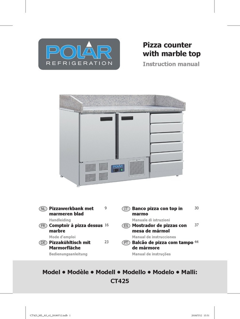 Polar Refrigeration CT425 instruction manual