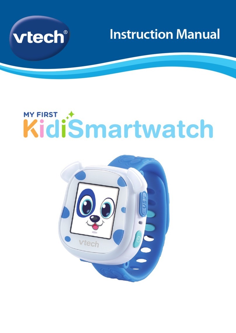 V-tech MY FIRST KidiSmartwatch User manual V-tech MY FIRST KidiSmartwatch User manual