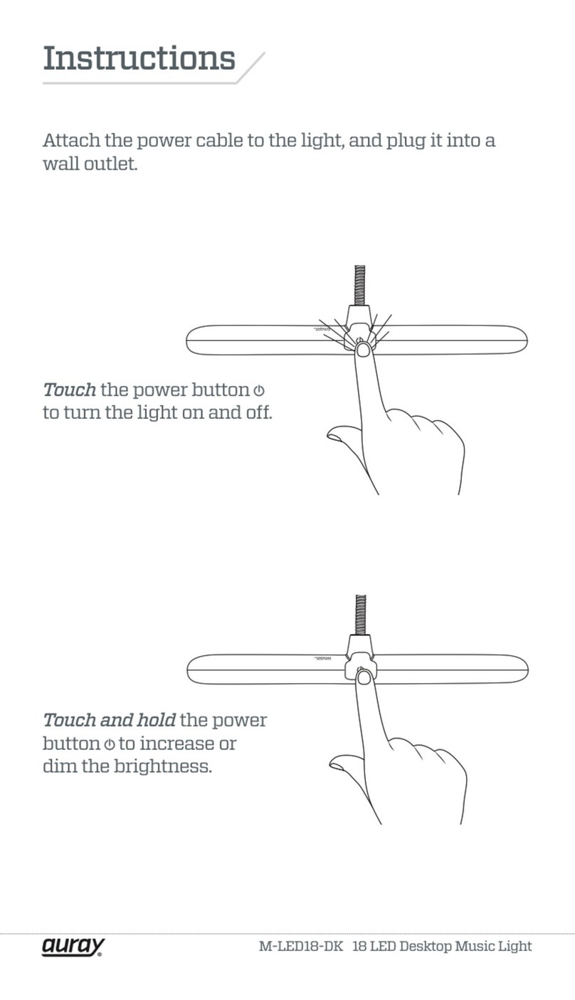 auray M-LED18-DK instructions