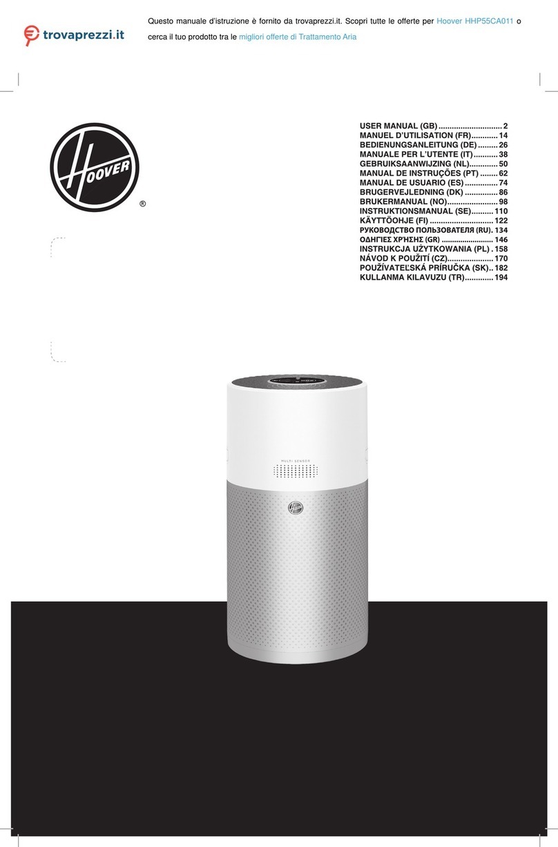 Hoover HHP55CA011 user manual