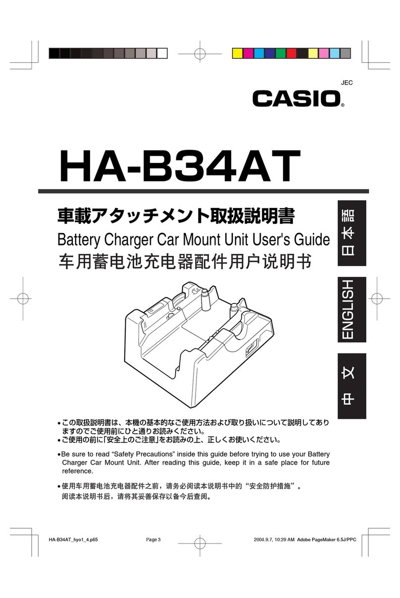 Casio HA-B34AT User manual