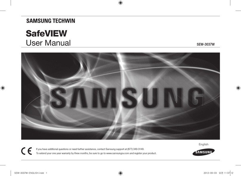 Samsung Techwin SafeVIEW Babyview SEW-3037P user manual