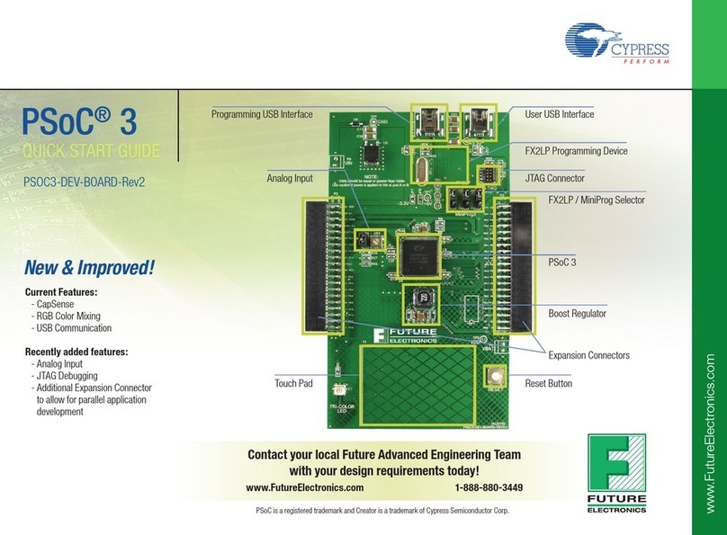 Future Electronics PSoC 3 quick start guide