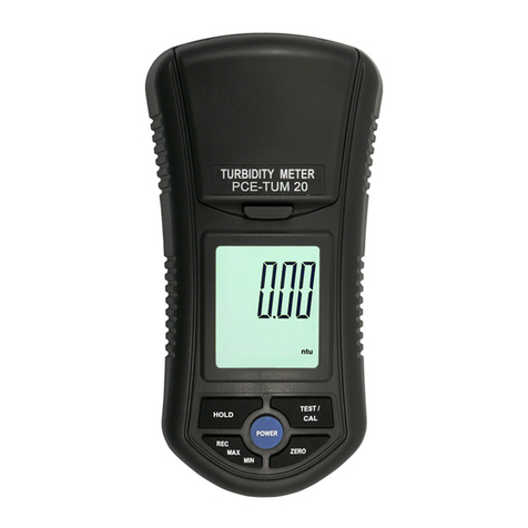PCE Instruments TUM 20 User manual PCE Instruments TUM 20 User manual