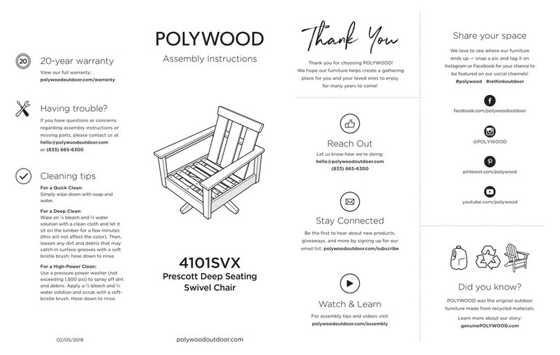 Polywood 4101SVX User manual Polywood 4101SVX User manual