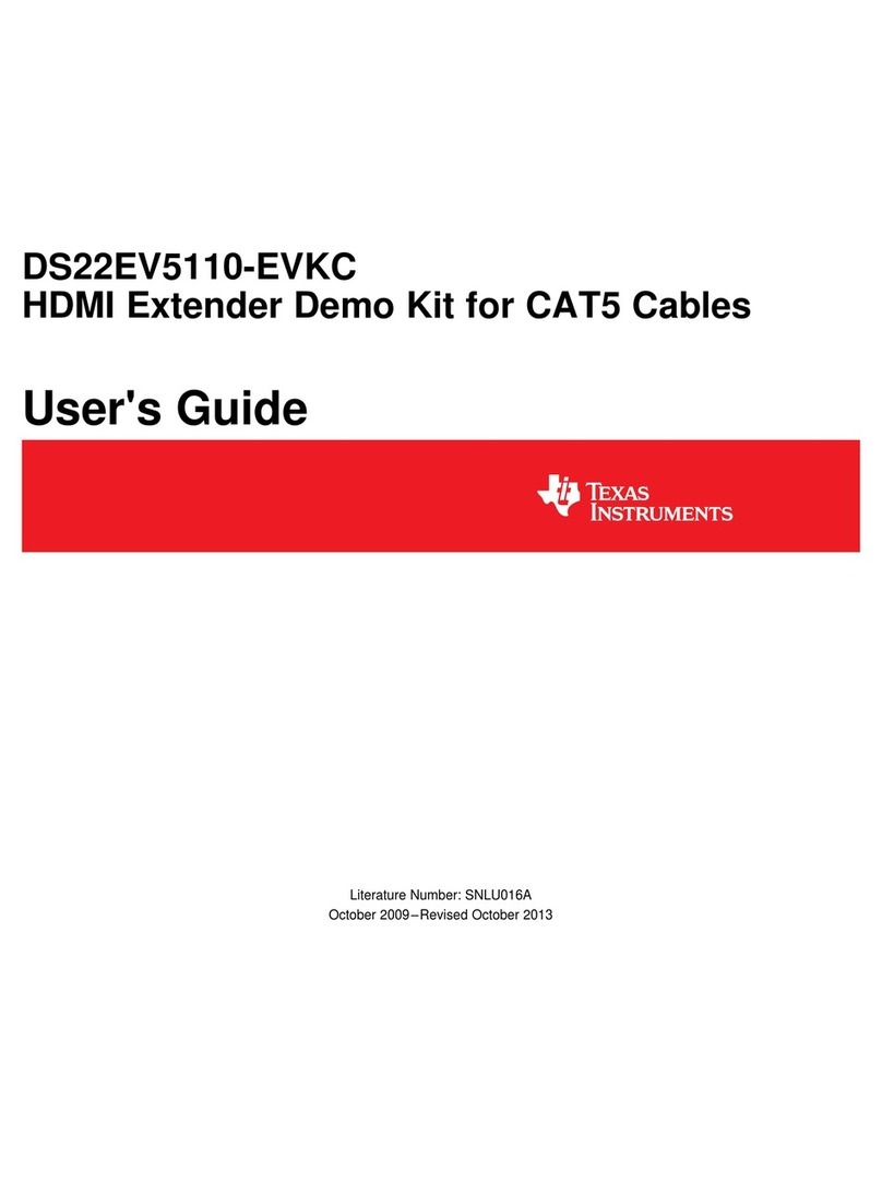 Texas Instruments DS22EV5110-EVKC user guide Texas Instruments DS22EV5110-EVKC user guide