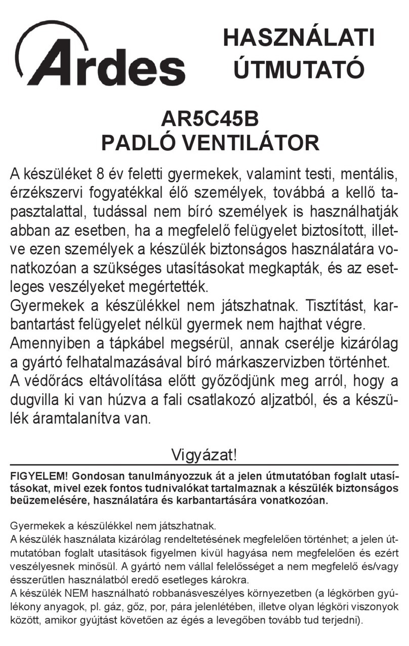 ARDES AR5C45B manual